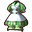 Cake Shop Uniform Dress Green